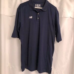 New Balance Mens Navy Polo